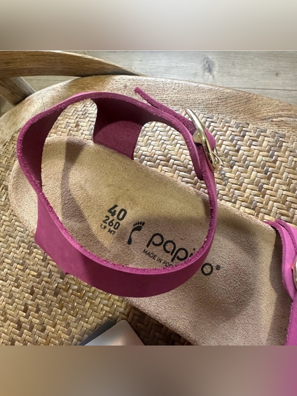 Birkenstock 💅🌴 Papillio Soley Ring Buckle Wedge Pink Ankle Strap 36 37 38 39 40 - Picture 4 of 14